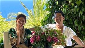 林志玲（左）祝福AKIRA生日快樂。（圖／翻攝自IG）