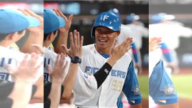 ▲王柏融23日前2打席敲安都跑回分數。（圖／翻攝自王柏融臉書）