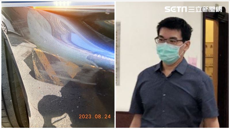 扁女婿趙建銘出車禍！法拉利擦撞機車