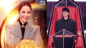 李玟與潘瑋柏（右）疑似皆遭節目製作組的醜聞黑幕。（圖／翻攝自中國好聲音官方微博）