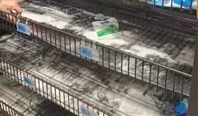 中國瘋搶碘鹽（圖／翻攝自微博）