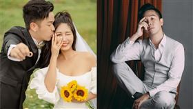 藝人香蕉（右）目前正在籌備婚禮當中。（圖／翻攝自香蕉臉書）