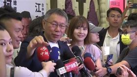 ▲柯文哲台中市台灣選哲之友會