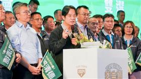 民進黨總統參選人、副總統賴清德今（26）日下午出席全國農業產銷團體後援會成立大會。（圖／賴清德競選辧公室提供)