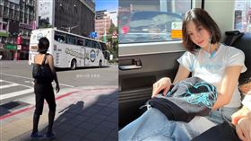 高旻示於IG限動中分享台灣街景。（組合圖／翻攝自高旻示 IG）