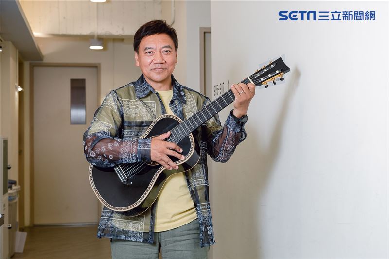 施孝榮三立新聞網專訪。（圖／記者楊澍攝影）