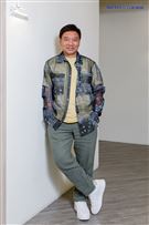 施孝榮三立新聞網專訪。（圖／記者楊澍攝影）