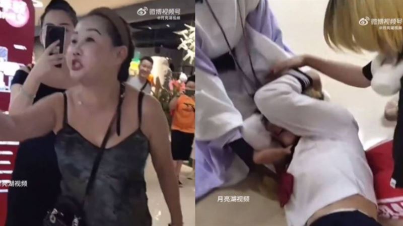 Cosplay被罵崇洋媚外！大媽激動推倒少女