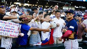 ▲張育成27日4打數2安打，近2戰8打數敲6安。（資料圖／美聯社／達志影像）