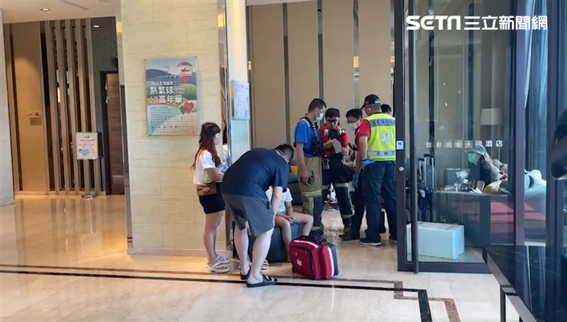 台東某飯店氯氣外洩　12人疑中毒送醫