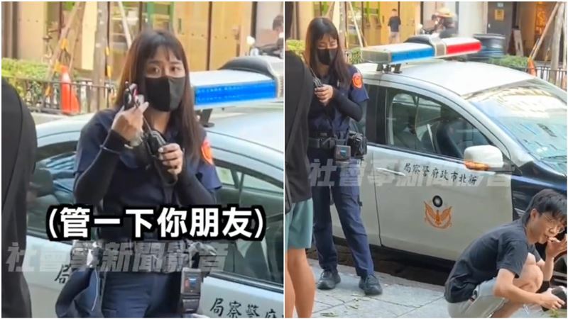 長髮警花飄仙氣！眼鏡男跳恐龍扛狼求關注