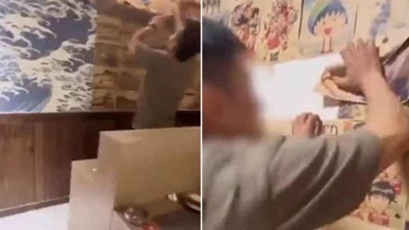 不爽日本排核廢水　老闆「怒砸日料店」
