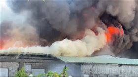 宜蘭五結鄉電動機車工廠火警。（圖／翻攝畫面）