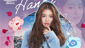 ▲「最美星二代」韓菲替樂天桃猿開球。（圖／樂天桃猿球團提供）