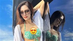 李嘉欣大秀傲人好身材，展現健身成果。（圖／翻攝IG）