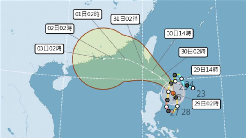 蘇拉「影響台最劇」時間曝　南台灣當心了