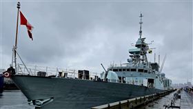 中國軍艦咄咄逼人  加拿大稱持續軍艦巡防無畏懼    加拿大巡防艦渥太華號（HMCS Ottawa）目前在加拿大西海岸待命，8月即前往台海地區執勤。   中央社記者程愛芬溫哥華攝  112年6月4日