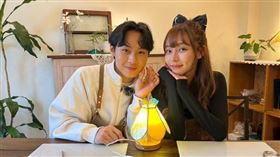 顏佑庭與啦啦隊女神林襄曾配對錄製《我們練愛吧》，看來郎有情妹有意的兩人，如今各有對象。（圖／CTWANT）