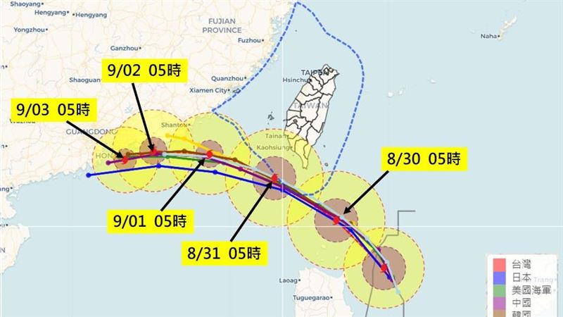 蘇拉有望「颱風假」！氣象局警戒6地區