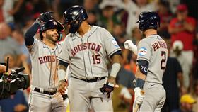 ▲「阿土伯」奧圖維（Jose Altuve）生涯首度「完全打擊」。（圖／路透社／達志影像）