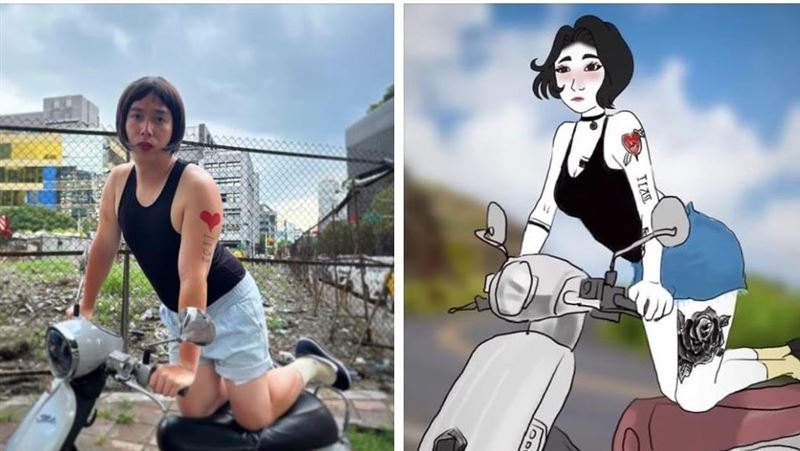 山道猴子檔車正妹原型出現　網嚇喊做惡夢