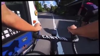 單車遭逼車　又被嗆「你老北老母死啊逆」