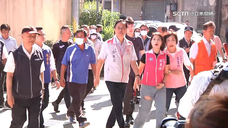 鐵路地下化南延　張善政率隊陪同中央會勘