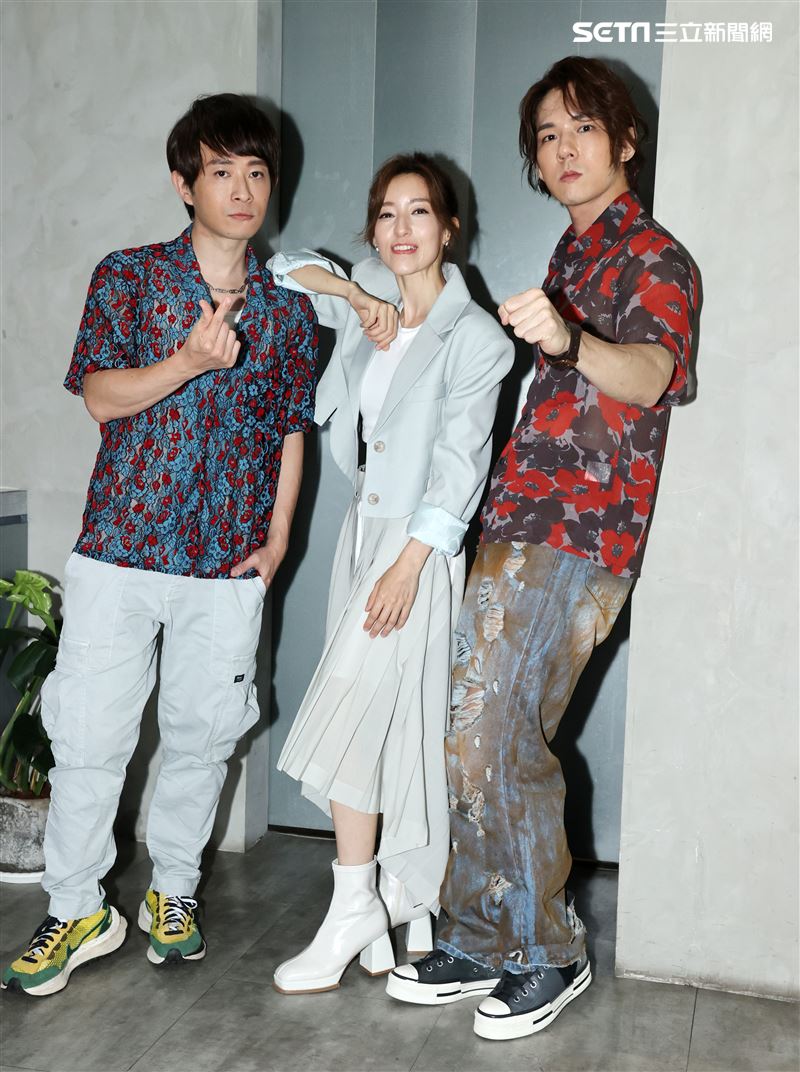 南拳媽媽隔15年終於合體二代成員LARA、張傑、宇豪「獨缺彈頭」。（圖/記者邱榮吉攝影）
