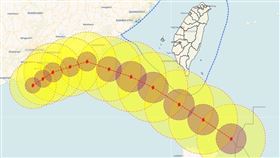 蘇拉颱風（圖／翻攝自天氣職人-吳聖宇 臉書）