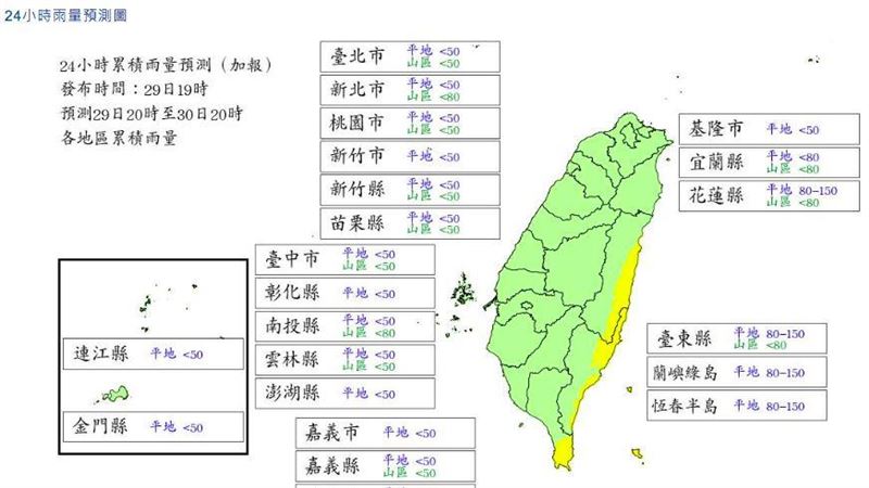 開學遇蘇拉颱風將停班課？明風雨預測出爐