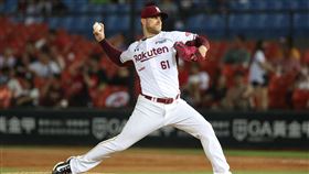 ▲豪勁這場仍是樂天最後1任投手，但是落後情況下登板，投2局無安打無失分，因球隊逆轉拿下勝投。（圖／樂天桃猿球團提供）
