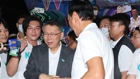 郭台銘、柯文哲（圖／記者邱榮吉攝）