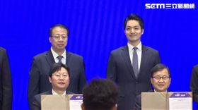 ▲蔣萬安出席「2023台北上海城市論壇」