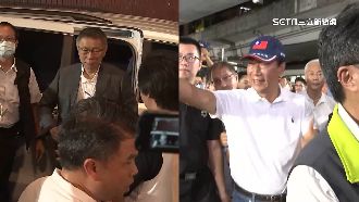 等郭致詞完進場　柯交代幕僚：別喊凍蒜