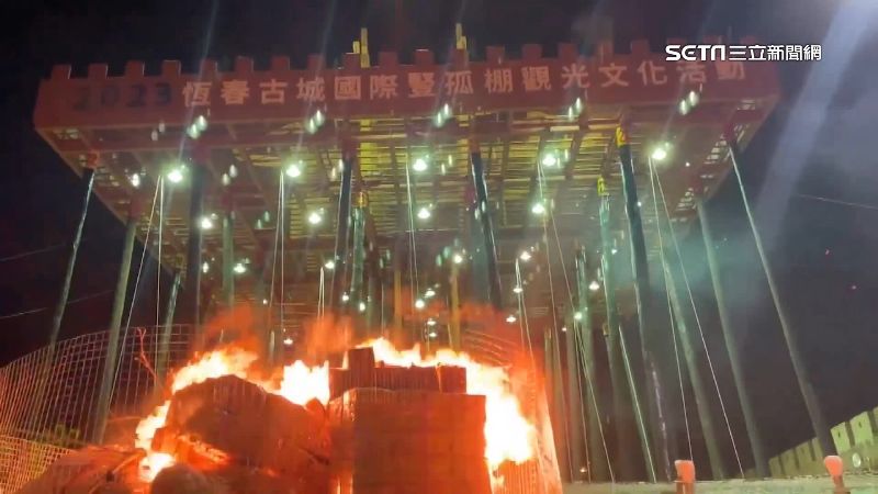 蘇拉攪局　恆春傳承百年「豎孤棚」喊卡