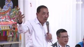 ▲侯友宜台北火聖廟參拜、與大安區里長茶敘座談