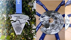 ▲「台版箱根驛傳」2023 MIZUNO馬拉松，完賽獎牌每一棒都不能掉，象徵團結。（圖／美津濃提供）