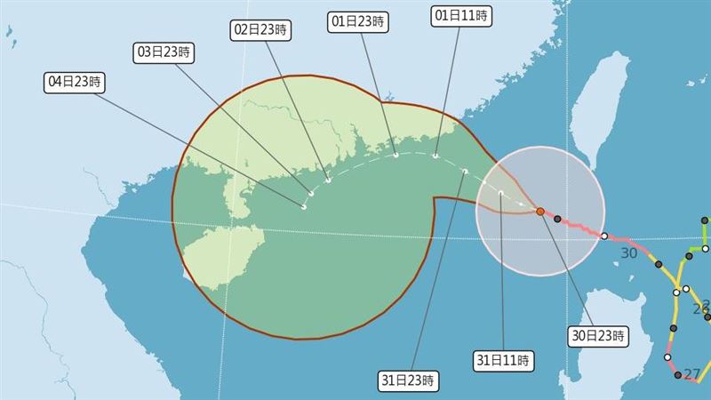 蘇拉往南跑！深夜解除陸警：慎防淹水