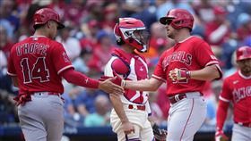 ▲倫弗洛（Hunter Renfroe）炸裂2分砲。（圖／美聯社／達志影像）