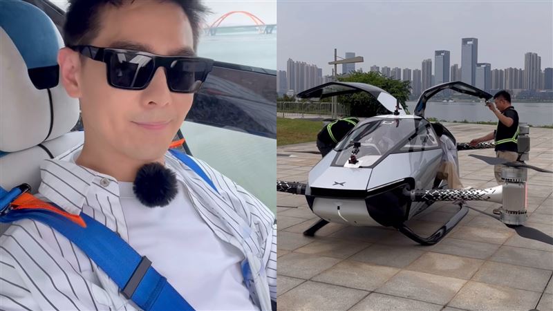 林志穎挑戰飛行汽車！升空畫面嚇壞粉絲