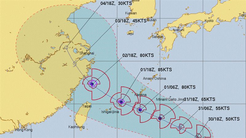 北部注意！海葵路徑西修還變強　週五海警