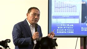 ▲侯友宜醫療政策記者會，柯志恩陳宜民