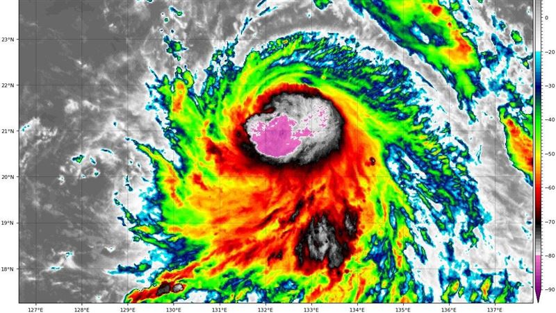 蘇拉海警14：30解除　海葵接力衝擊2地區