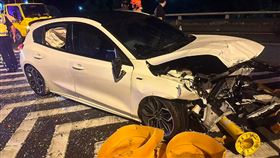 國道,汐止段,自撞,分隔島