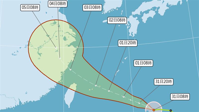 不太妙？海葵「變強進逼北台」週五海警
