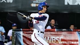 ▲U18世界盃棒球賽，台灣隊第3棒林佳緯。（圖／記者劉彥池攝影）