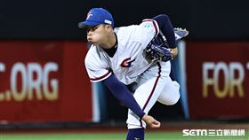 ▲U18世界盃棒球賽，台灣隊先發投手孫易磊。（圖／記者劉彥池攝影）