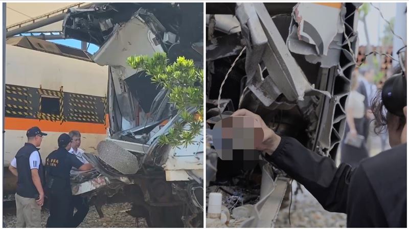 太魯閣車廂發現頭蓋骨　鐵警重新搜證
