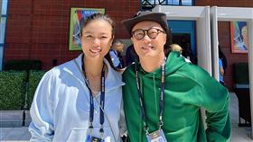 ▲金曲歌王陳奕迅現身美網，力挺「詹家姊妹」詹詠然、詹皓晴。（圖／翻攝自詹詠然臉書）