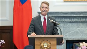 美國聯邦眾議院軍事委員會副主席魏特曼（Rob Wittman, R-VA）率團訪台拜會總統蔡英文（圖／總統府提供）